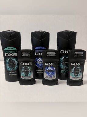 AXE Men’s Grooming Bundle: Apollo & Phoenix Body Wash + Antiperspirant Set